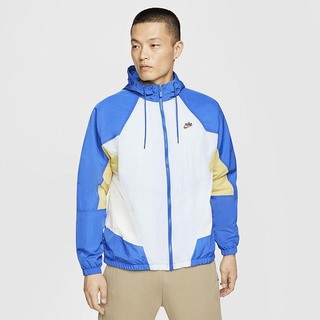 Jachete Nike Sportswear Heritage Windrunner Signature Barbati Albastri Albastru Regal | LPSZ-69743